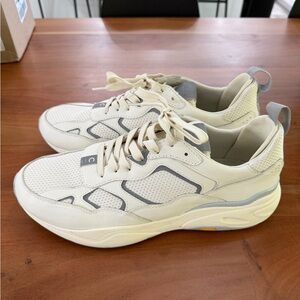 Clae Men's Salazar Sneakers Size 11.5 Off White Microchip